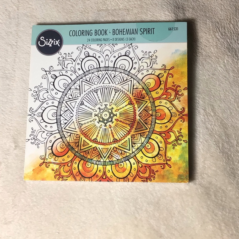 Sizzix Bohemian Spirit coloring book